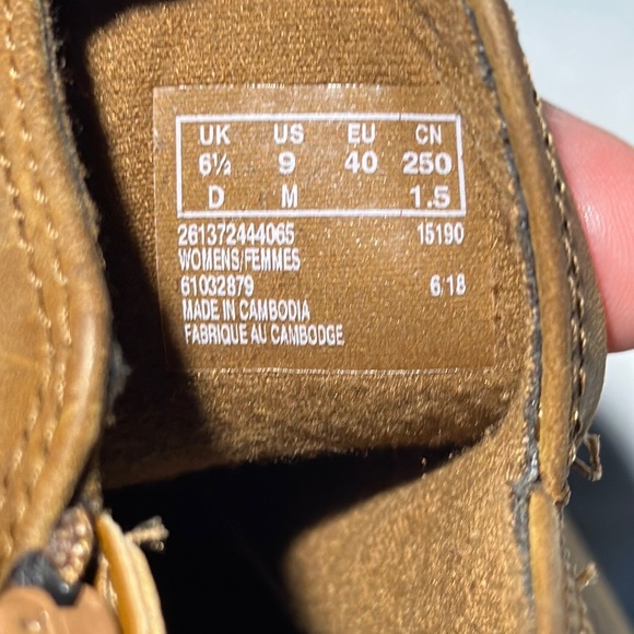 Clarks | Verona Trish Leather Boots | Tan | Size 9 - Picture 8 of 8